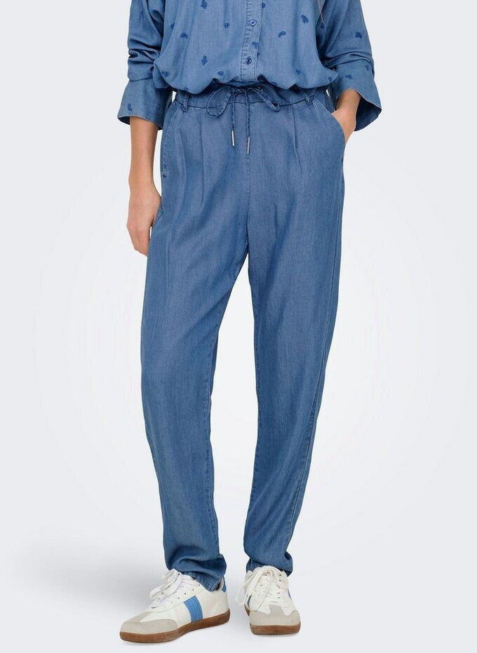 Pantaloni ONLY, albastru