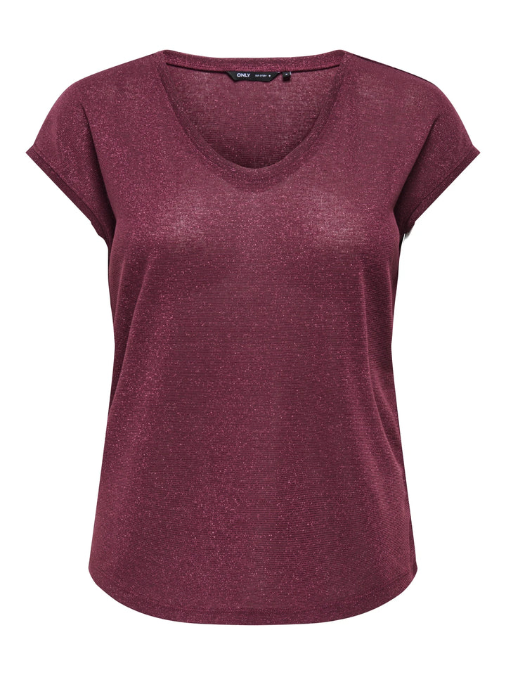 Tricou Only, vișiniu
