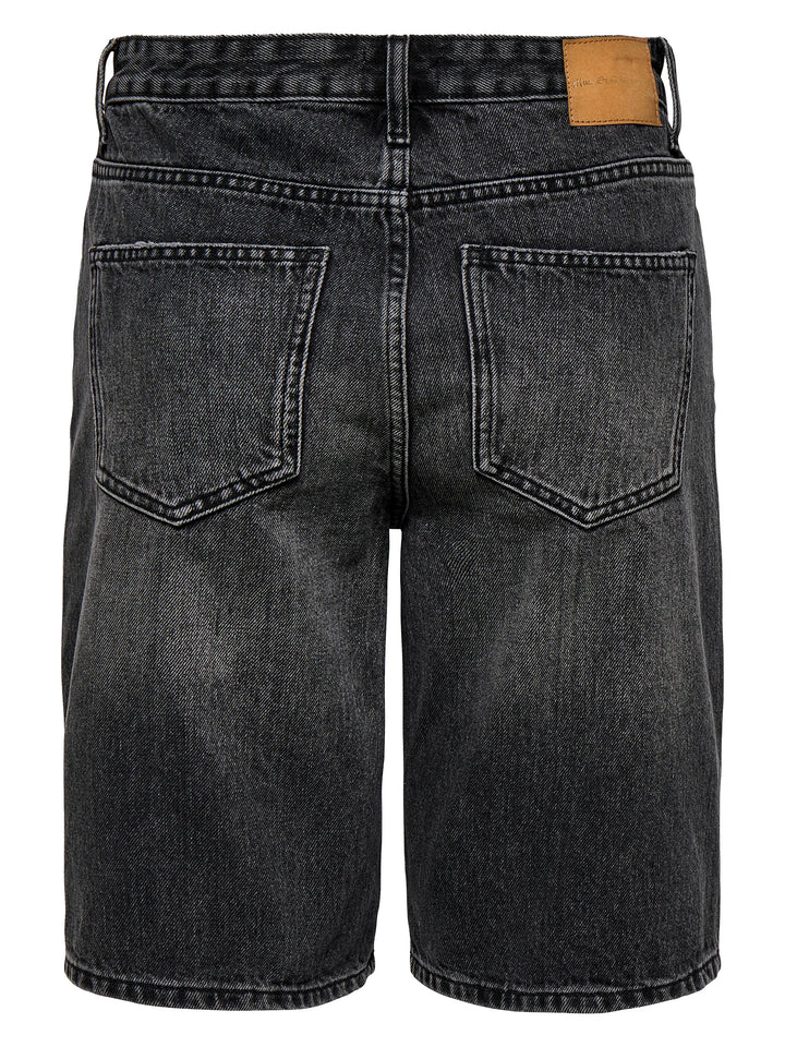 Pantaloni scurți de blugi ONLY, negru