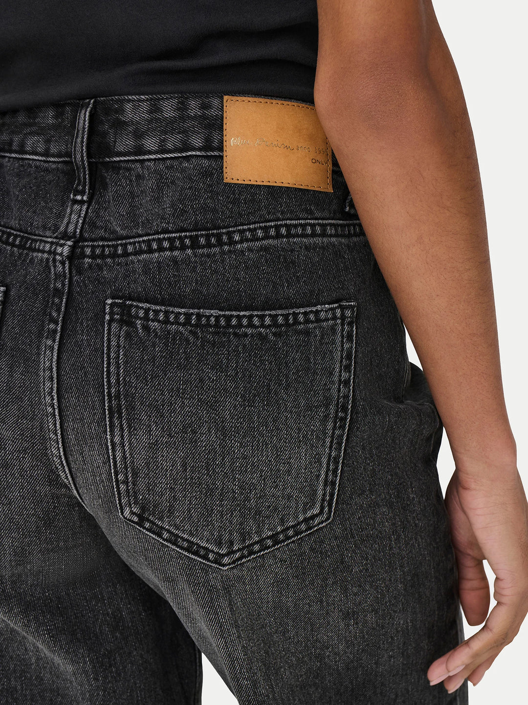 Pantaloni scurți de blugi ONLY, negru