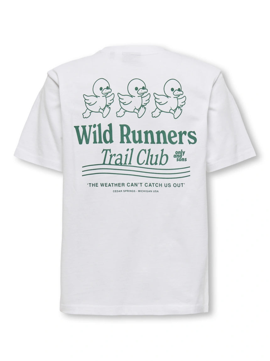 Tricou ONLY, alb