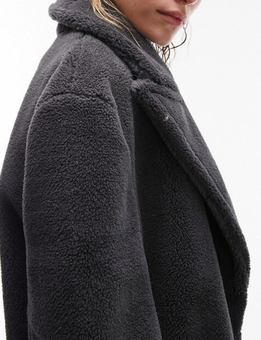 Palton de blana Topshop, gri