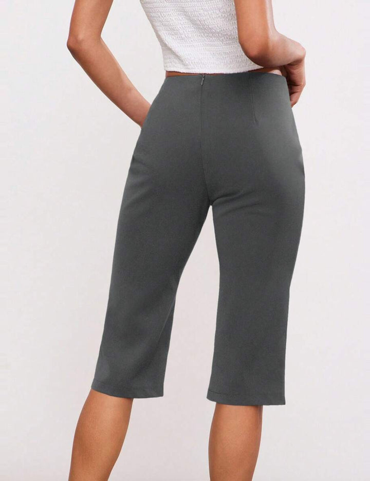 Pantaloni 3/4 Shein, gri