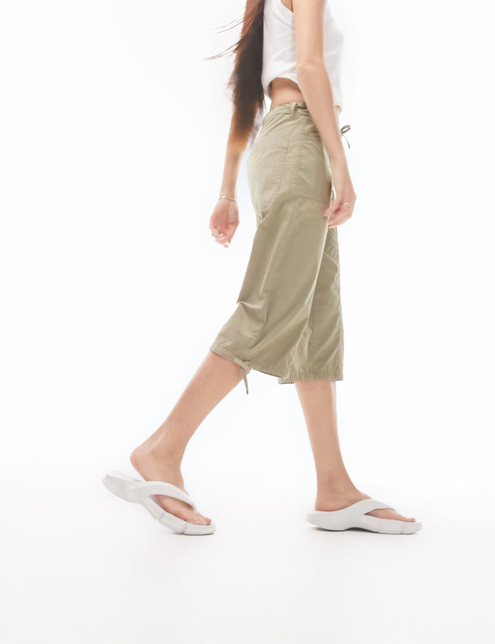 Pantaloni 3/4 Topshop, kaki