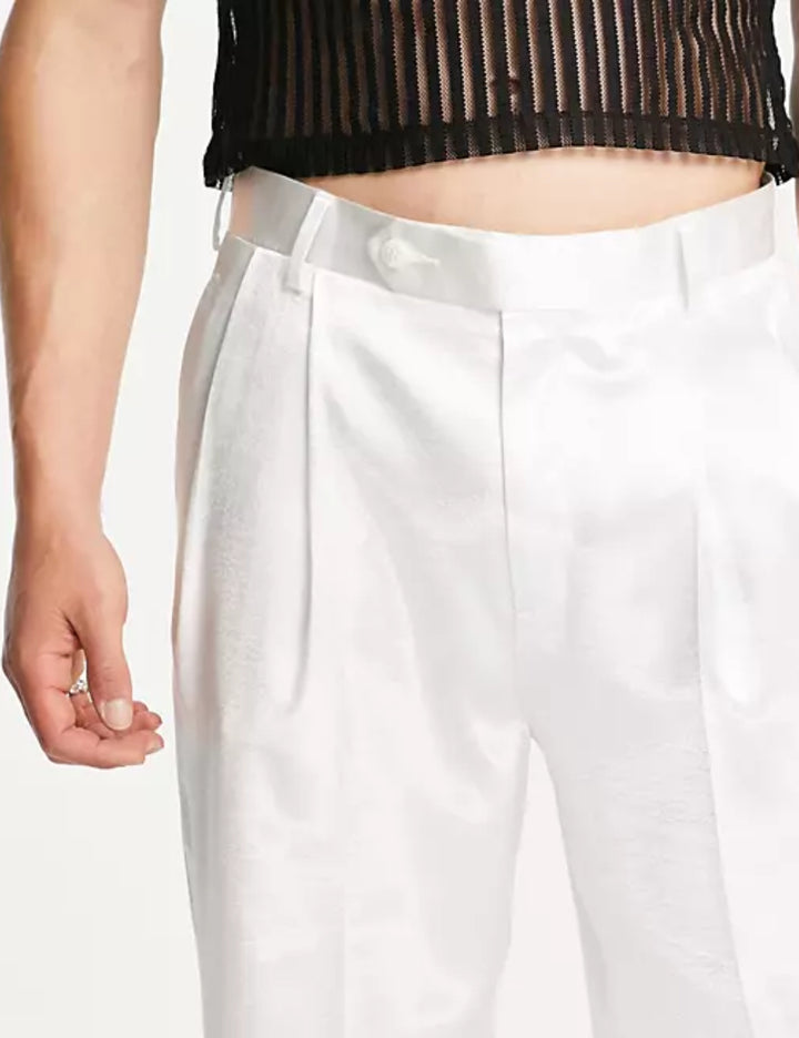 Pantaloni ASOS, alb