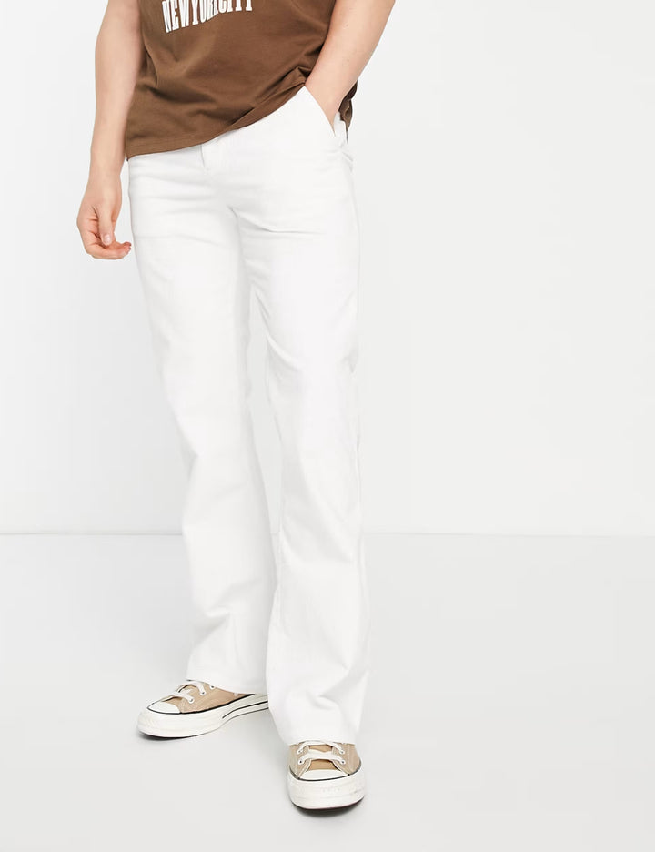 Pantaloni ASOS, alb