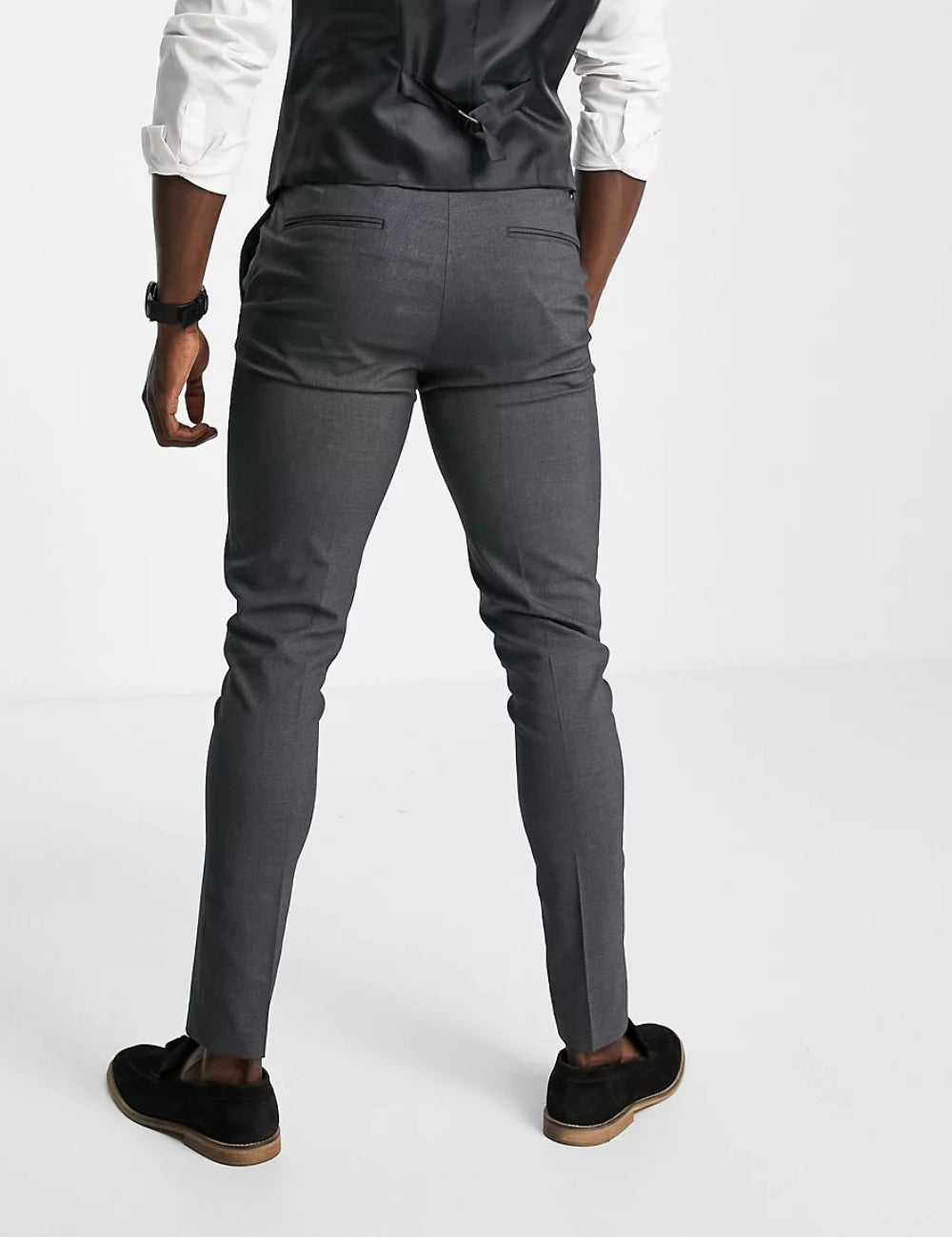 Pantaloni ASOS, gri