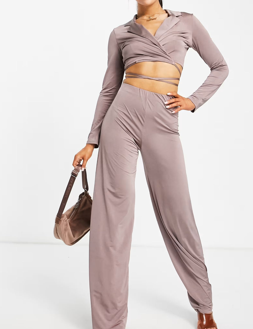 Pantaloni ASOS, mov