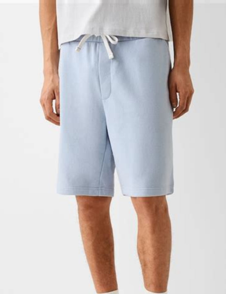 Pantaloni scurți Bershka, albastru