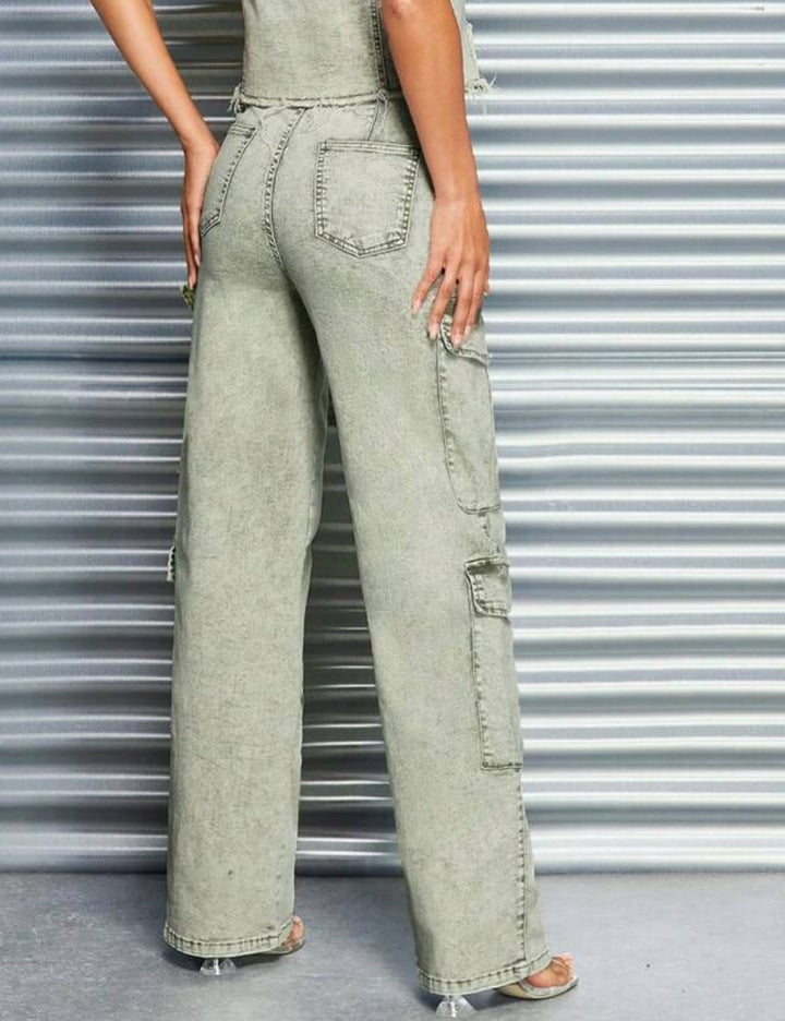Shein cargo nadrág, khaki