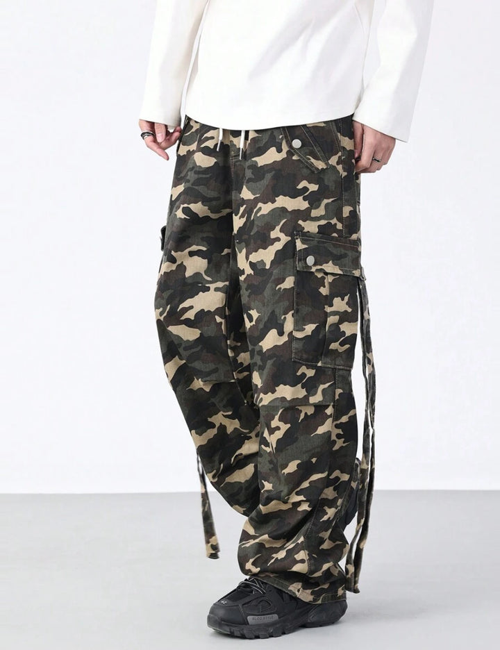 Pantaloni cargo Shein Romwe, mix culori