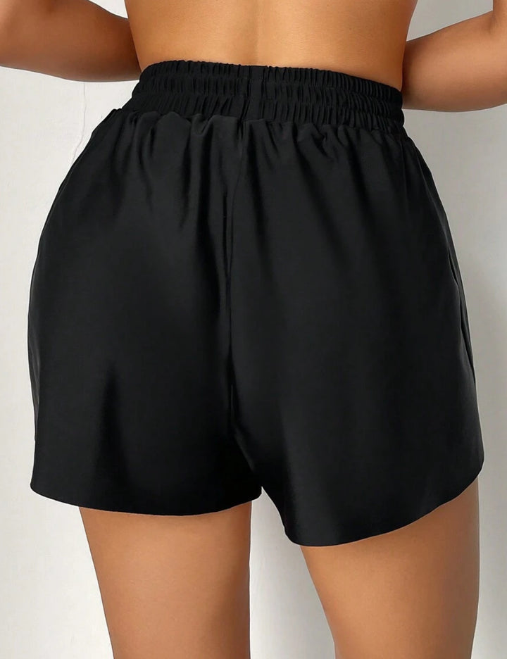 Pantaloni de plajă Shein, negru
