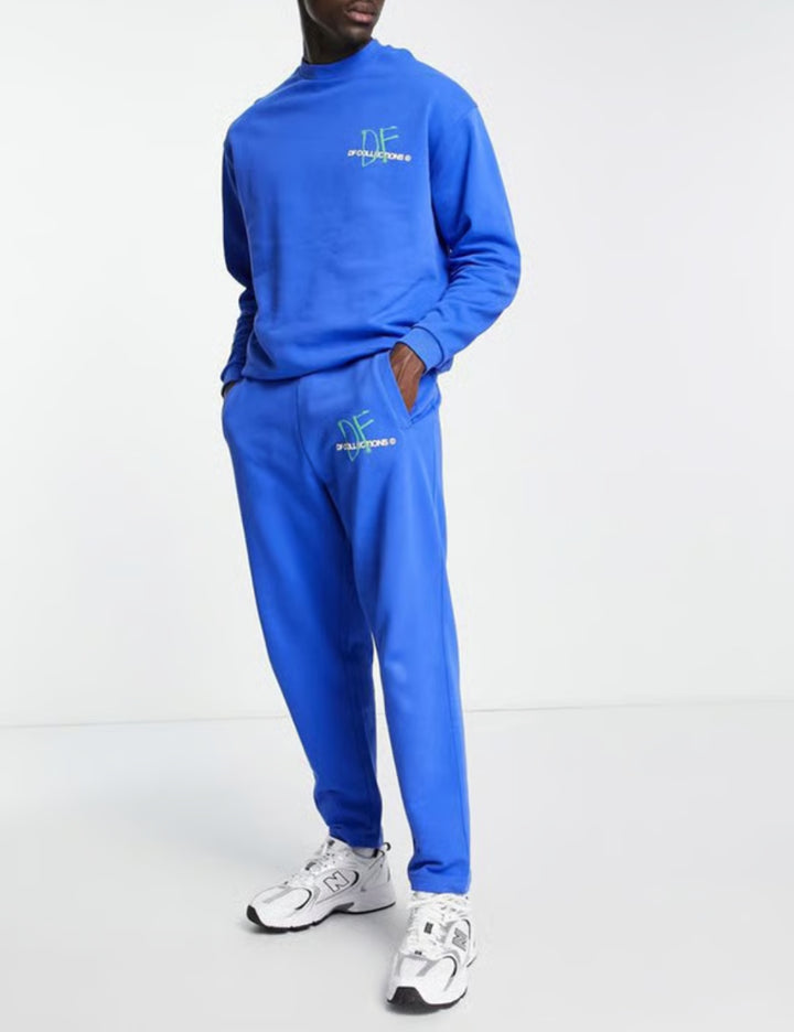 Pantaloni de trening ASOS, albastru