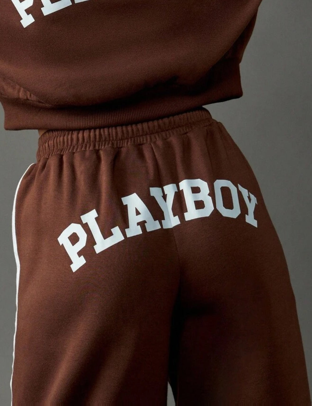 Pantaloni de trening Shein Missguided, maro