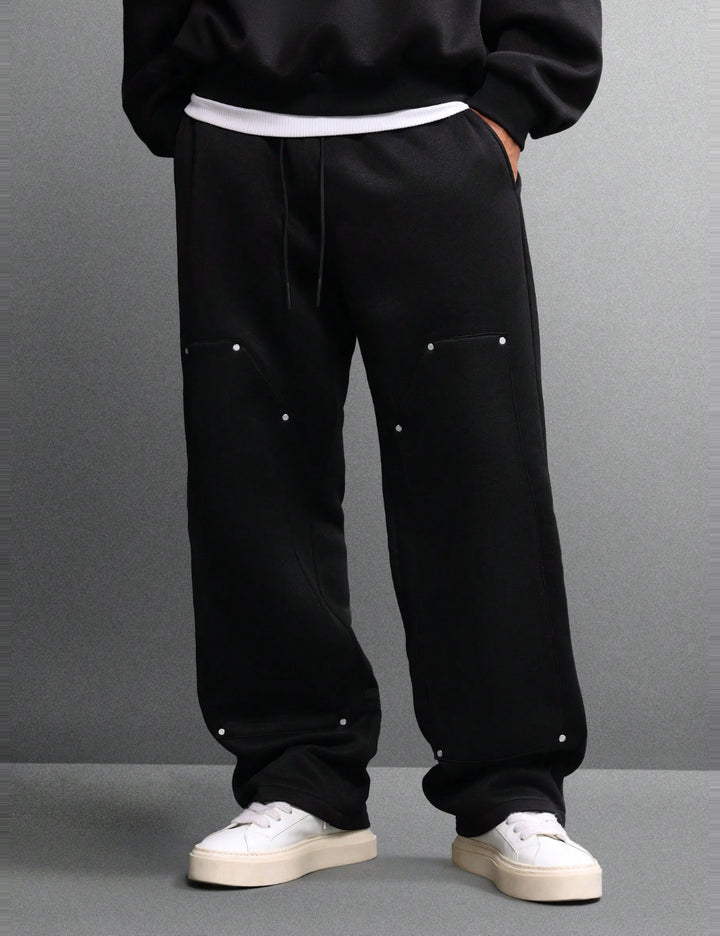 Pantaloni de trening Shein SUMWON, negru