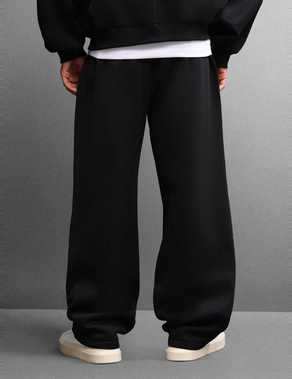 Pantaloni de trening Shein SUMWON, negru