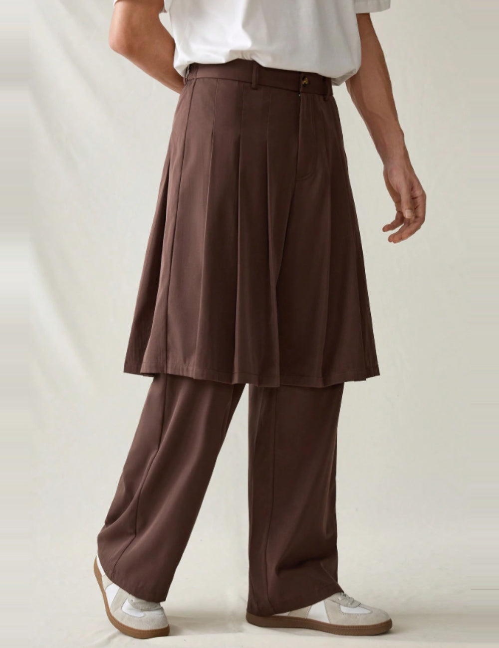 Pantaloni MANFINITY by Shein, maro