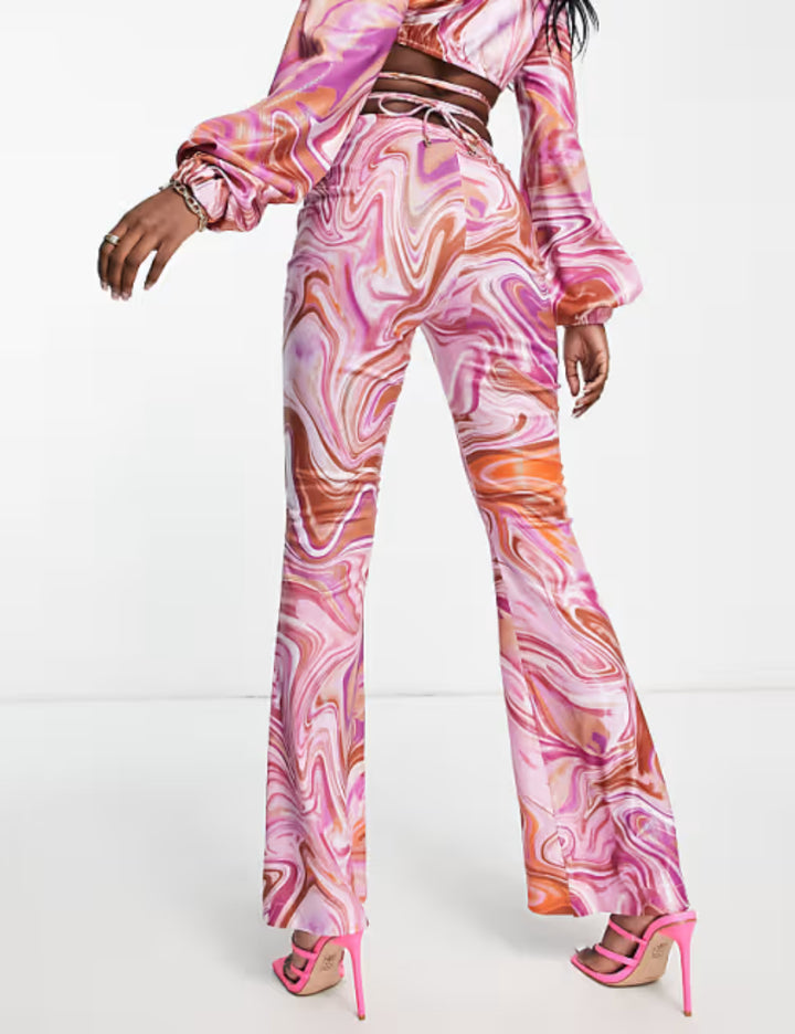 Pantaloni Rare London, mix culori