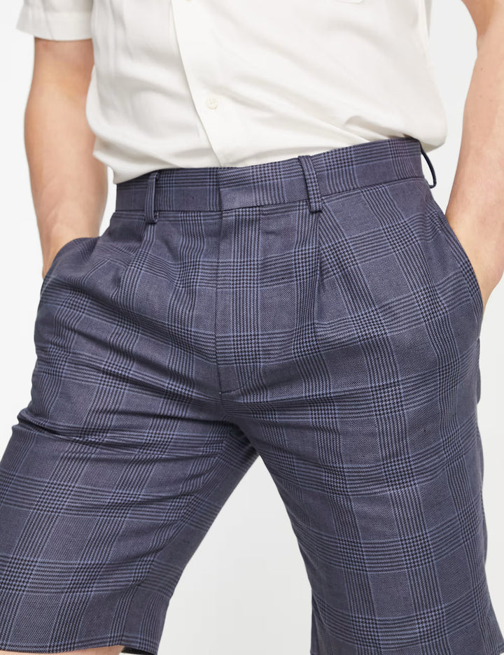 Pantaloni scurți ASOS, albastru