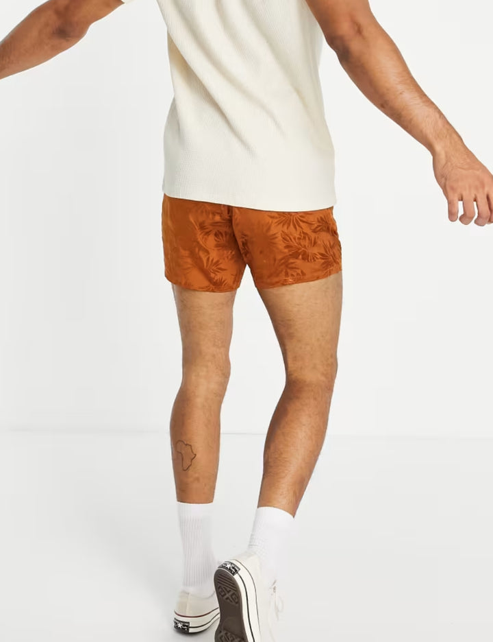 Pantaloni scurți ASOS, cărămiziu