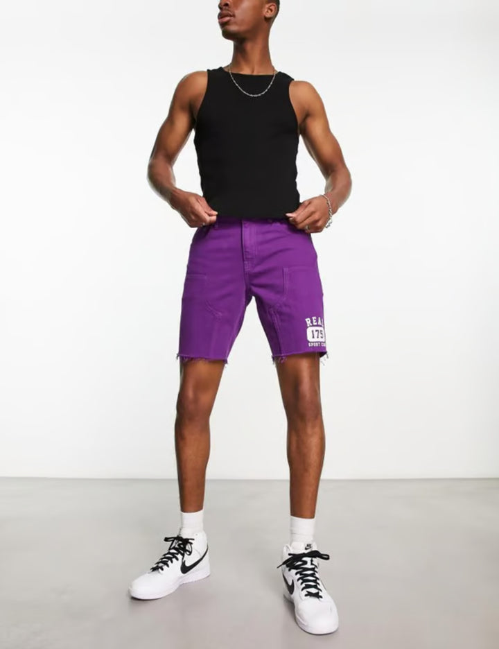 Pantaloni scurți ASOS, mov