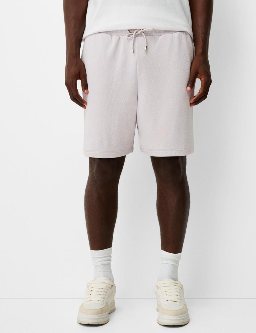 Pantaloni scurți Bershka, mov