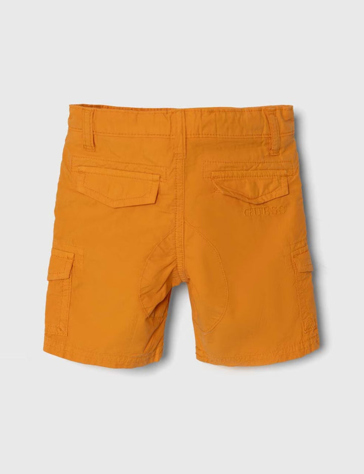 Pantaloni scurți cargo Guess, portocaliu