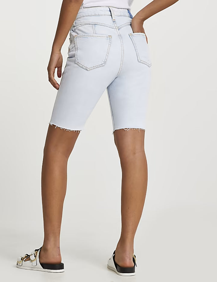 Pantaloni scurți de blugi River Island, bleu denim