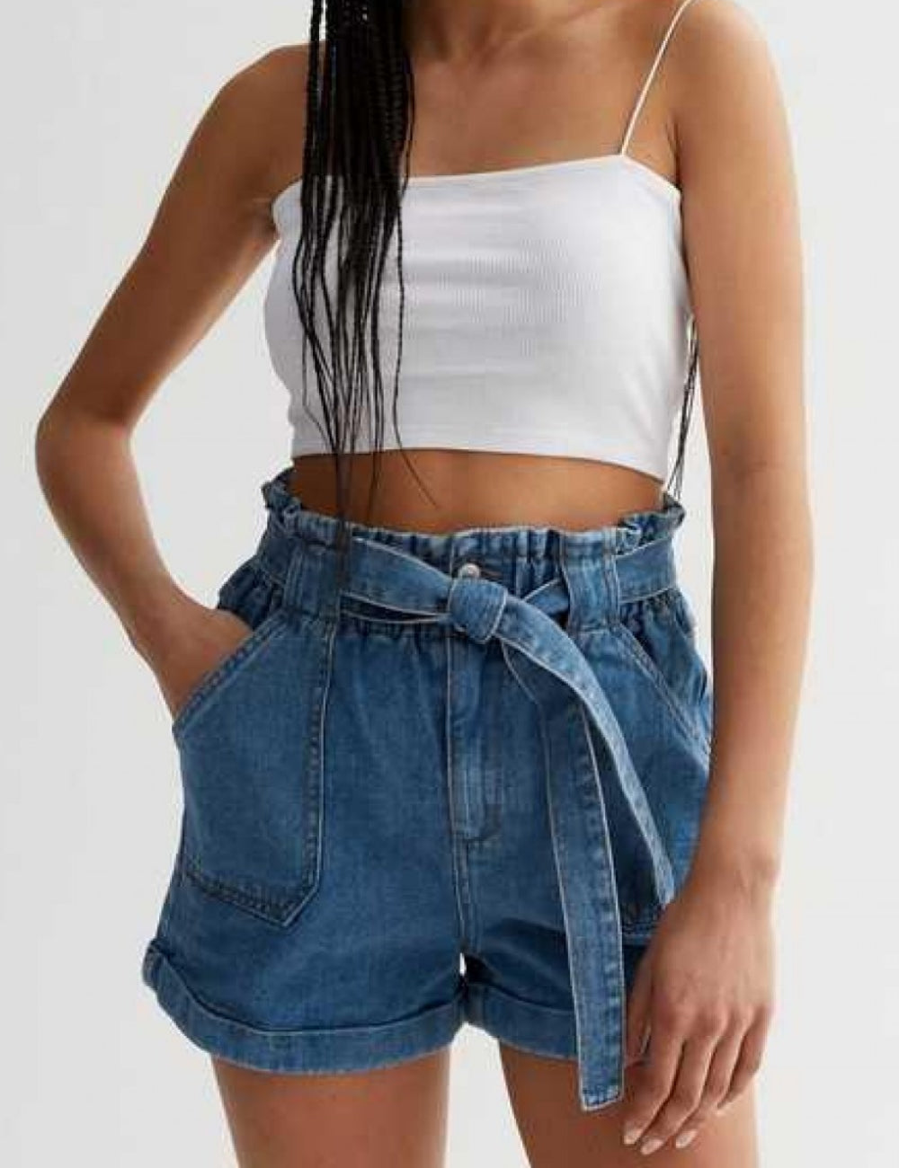 Pantaloni scurți de blugi Urban Bliss, albastru