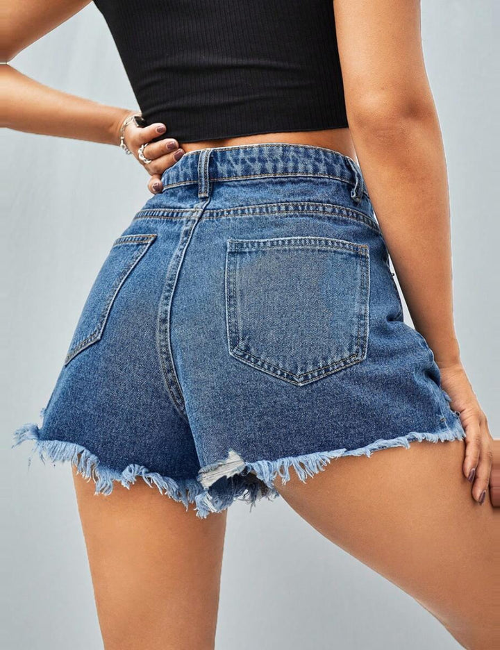 Pantaloni scurți Shein, albastru