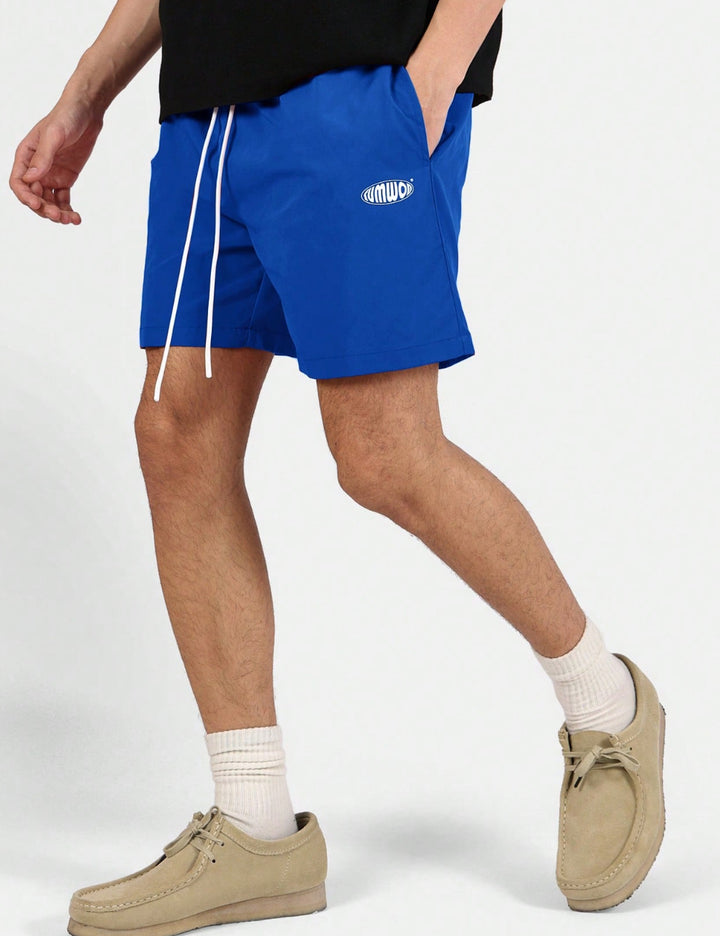 Pantaloni scurți SHEIN, albastru