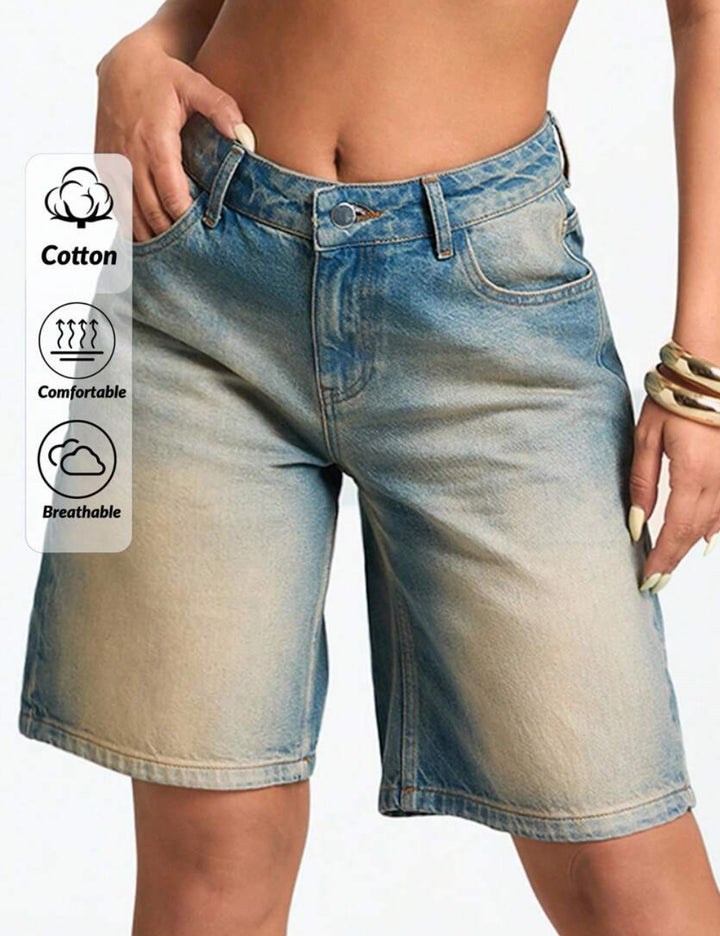 Pantaloni scurți Shein, albastru