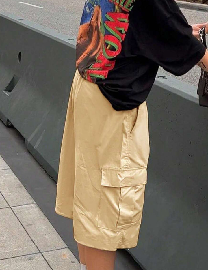 Pantaloni scurți Shein, bej