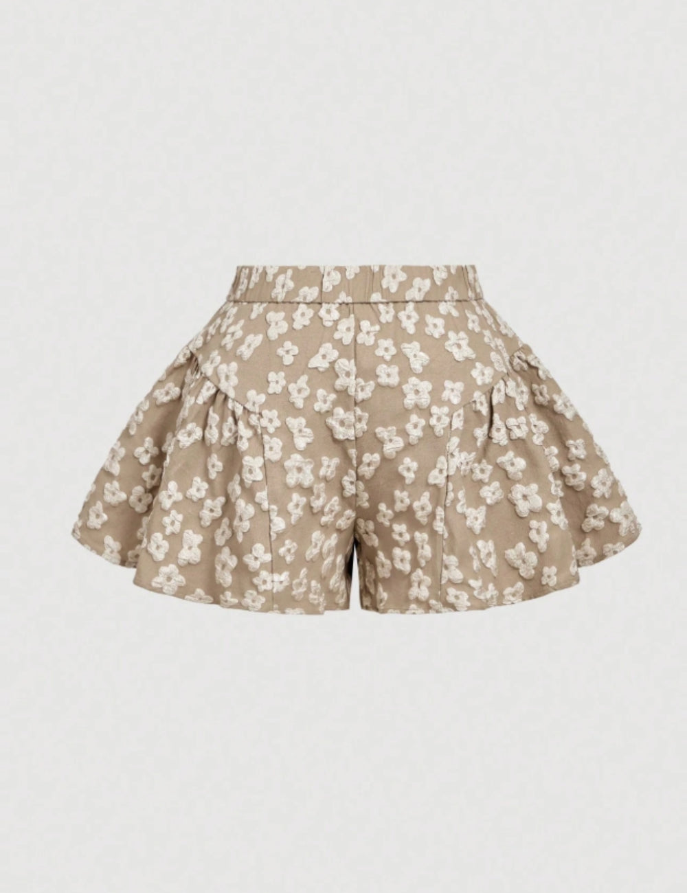 Pantaloni scurți Shein Curve+, bej