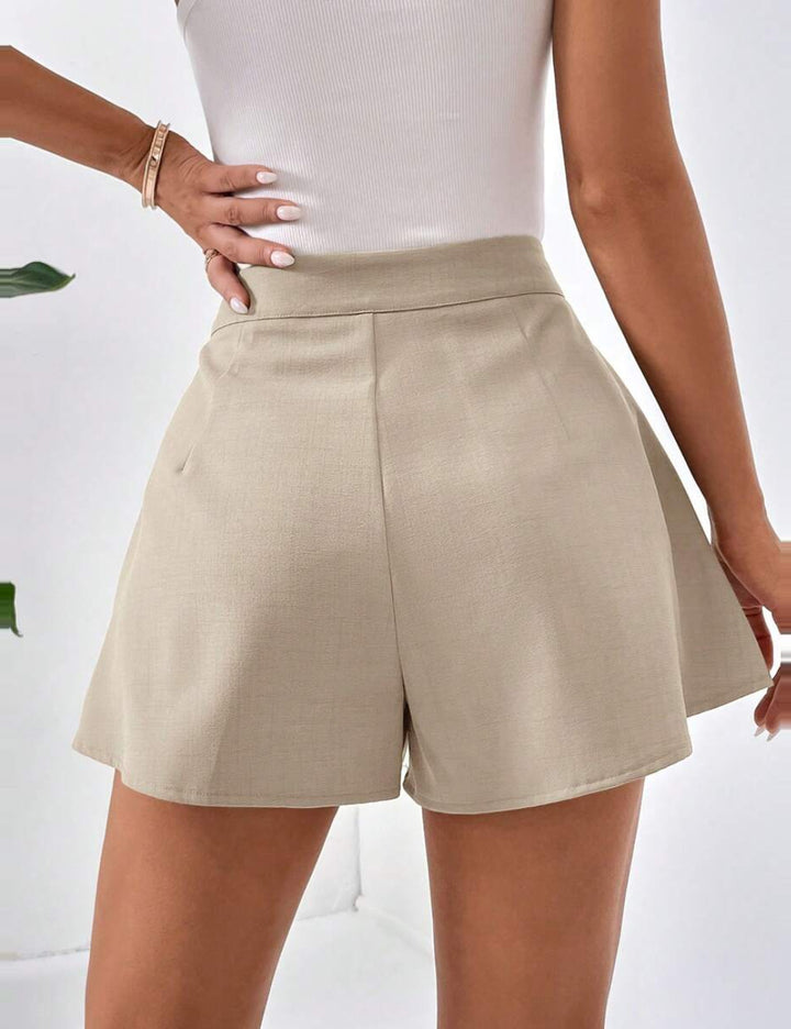 Pantaloni scurți Shein, crem