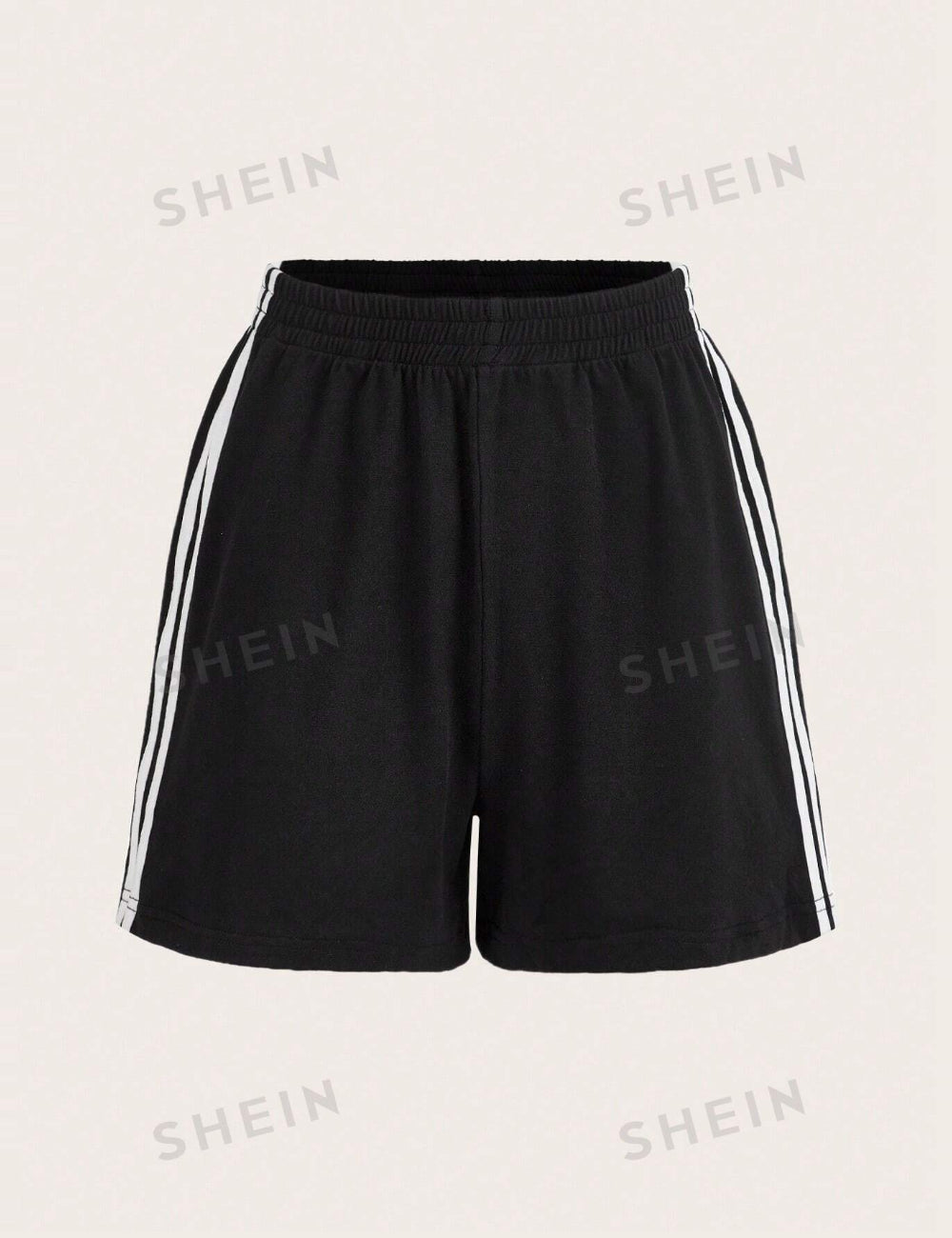 Pantaloni scurți Shein Curve+, negru