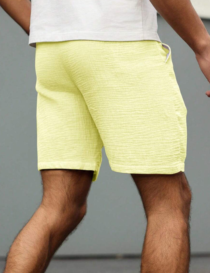 Pantaloni scurți Shein, galben