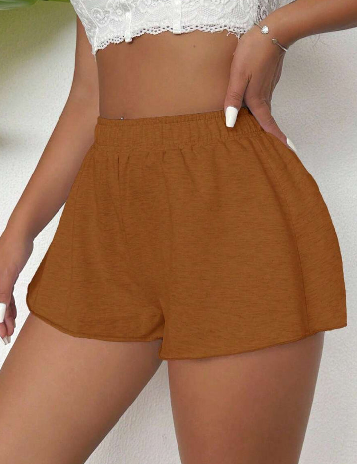 Pantaloni scurți Shein, maro