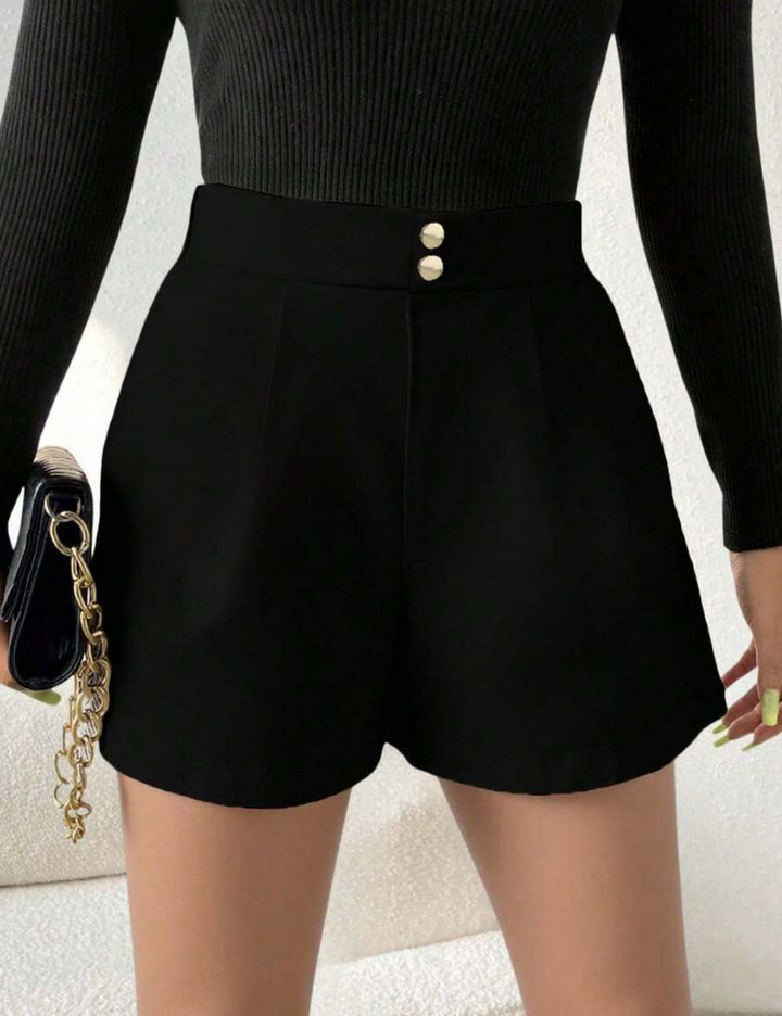 Pantaloni scurți Shein, negru