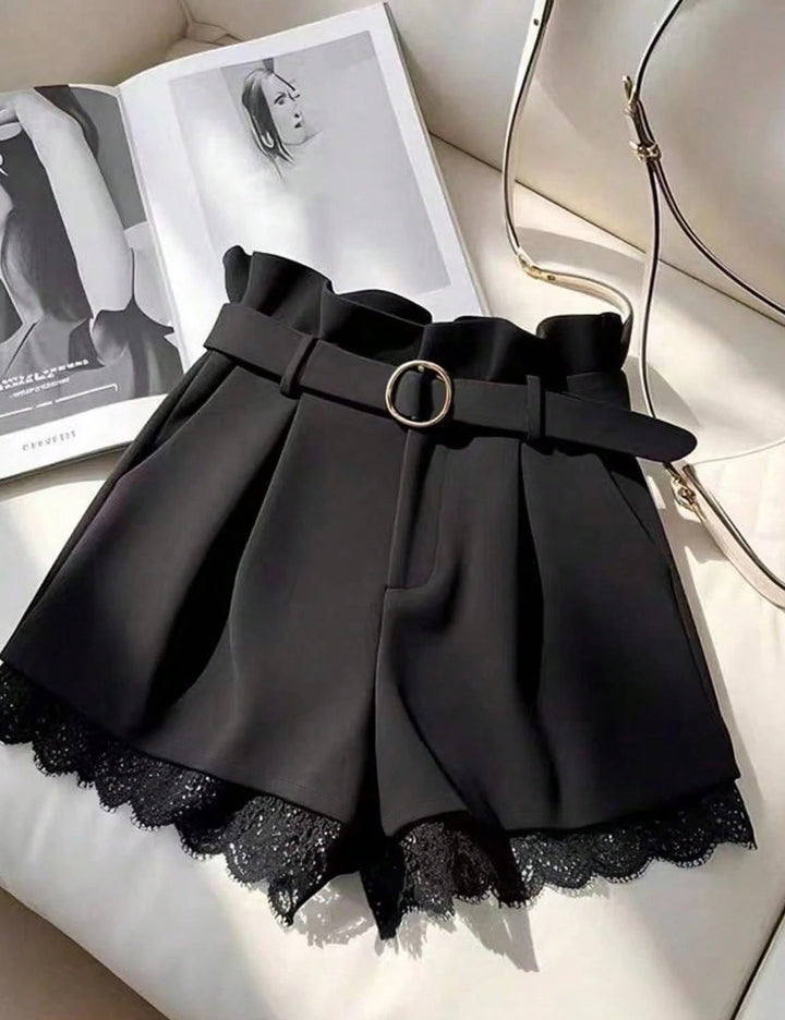 Pantaloni scurți Shein, negru