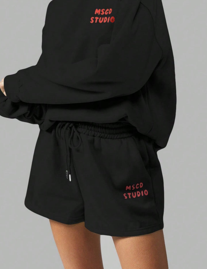 Pantaloni scurți Shein Missguided, negru