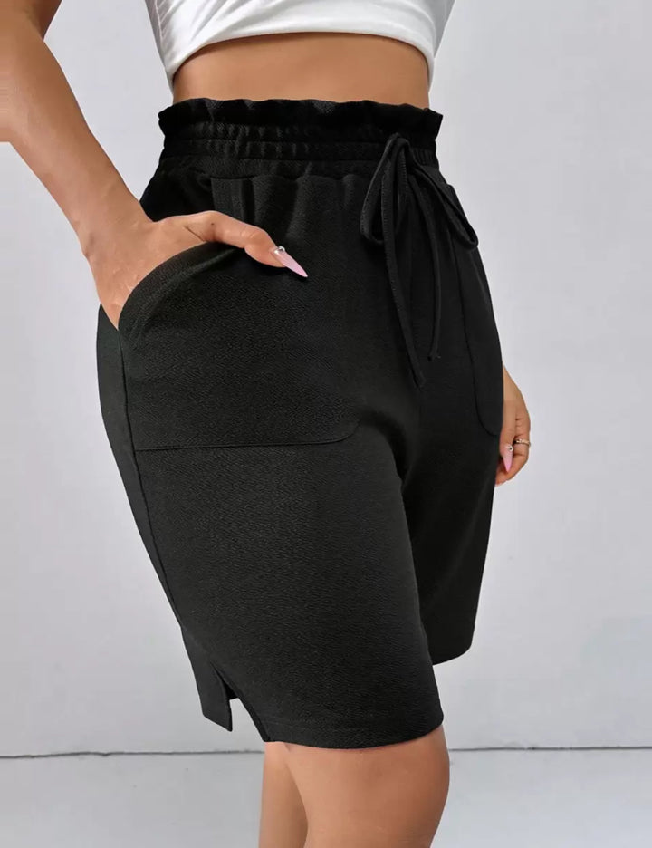 Pantaloni scurți Shein, negru