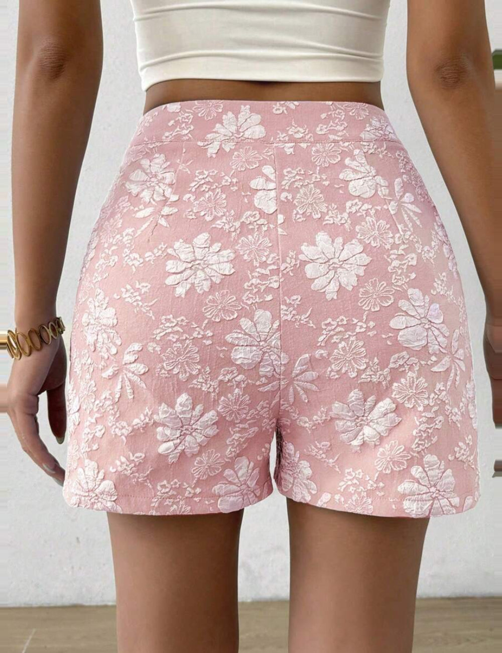 Pantaloni scurți Shein, roz