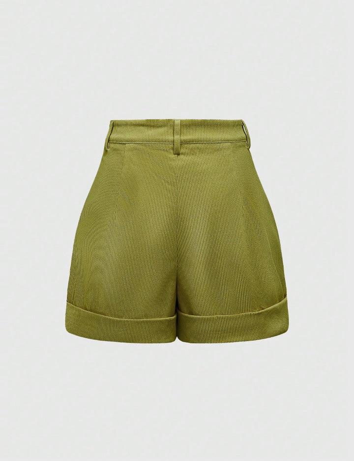 Pantaloni scurți Shein, verde