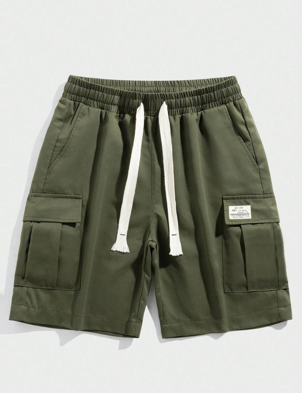 Pantaloni scurți Shein MANFINITY, verde