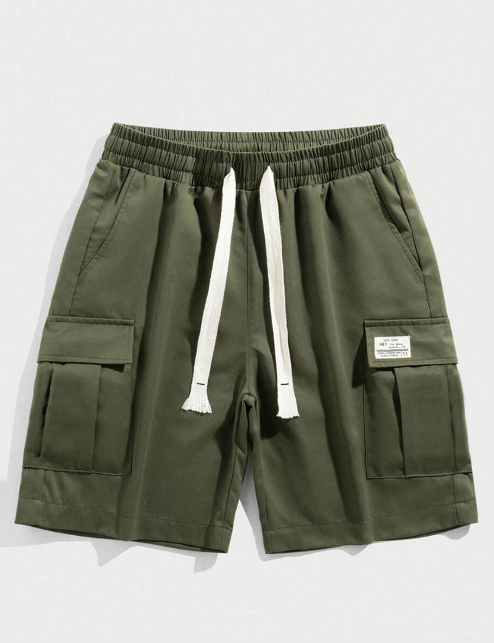 Pantaloni scurți Shein MANFINITY, verde