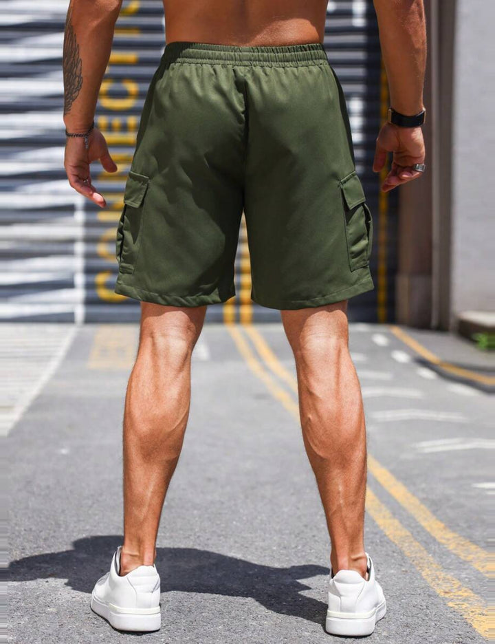 Pantaloni scurți Shein MANFINITY, verde