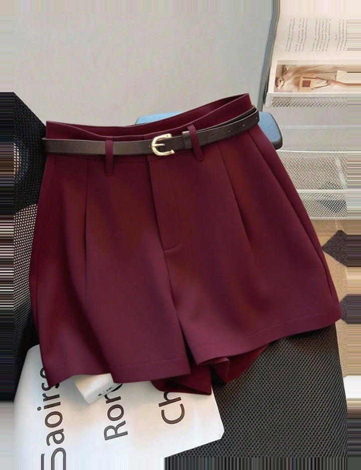 Pantaloni scurți Shein, vișiniu