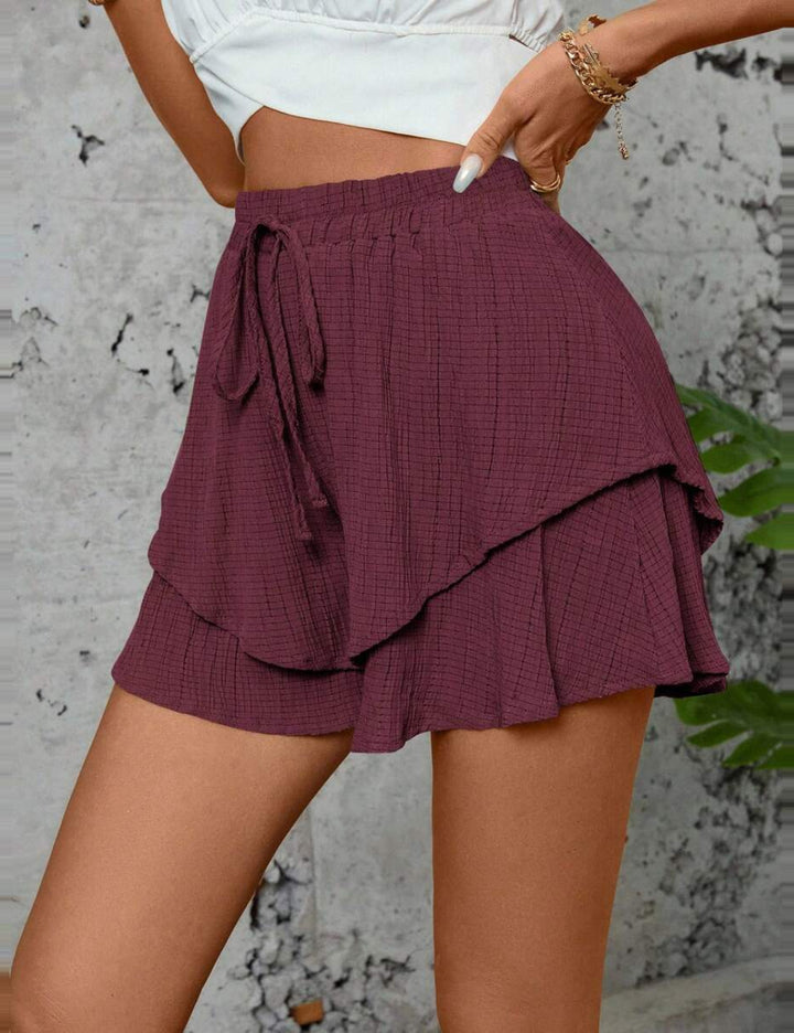 Pantaloni scurți Shein, vișiniu