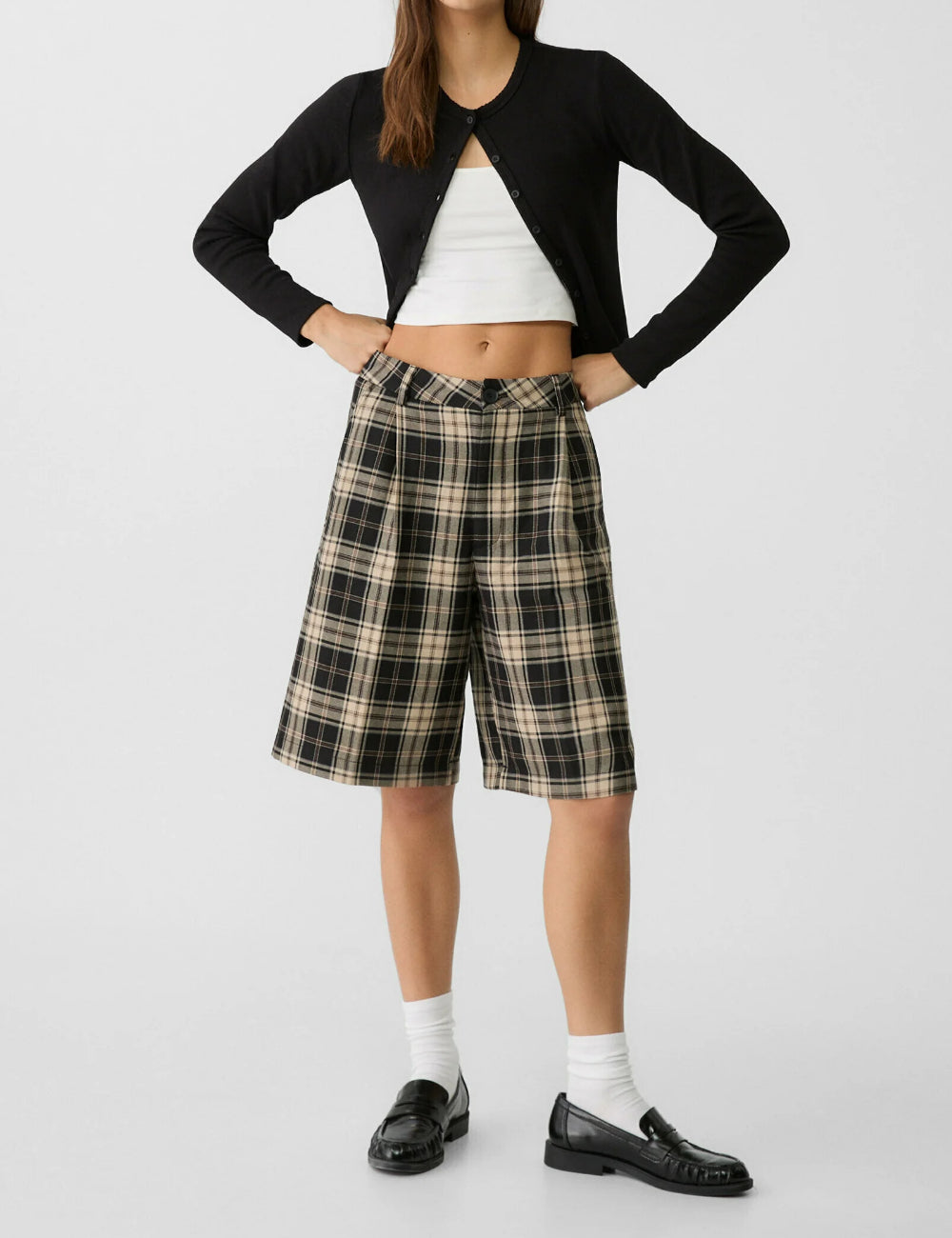 Pantaloni scurți Stradivarius, mix culori